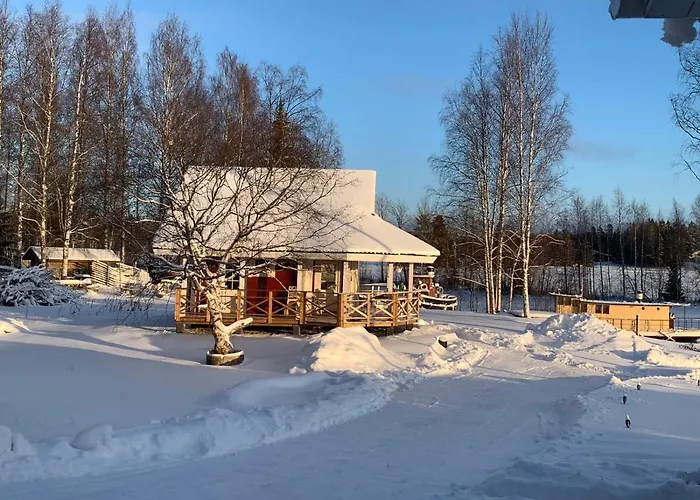 Uusi Saunamoekki Jaemsaessae, Laehellae Himosta 木屋